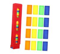 GARIOUANS 5borse Sacchetti Di Colorati Giocattoli Domino Con Treno Domino Creativo Per Ragazzo Ragazza Pacco Da Colori Casuali