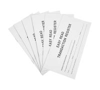 GARIOUANS 6 Libretti degli Assegni Registro Finanziario Personale, Quaderno di Contabilità e Tracker delle Spese in Valuta, Organizzatore per Gestione Efficiente dei Libretti degli Assegni