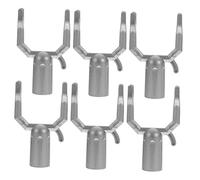 GARIOUANS 6 Pezzi Connettore per Palo di Supporto per Alberi in Metallo Lega di Alluminio Tutore per Rami di Piante da Frutto Struttura Compatta Leggero e Professionale