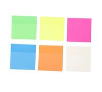 GARIOUANS 6 pezzi Foglietti Adesivi Trasparenti Colorati Note Autoadesive per Libri per Ufficio Scuola e Casa