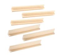 GARIOUANS 6 Supporti in Legno per Domino e Base Decorativa per Giochi e Progetti Creativi Stand Resistente e per Decorazioni Casa e Ufficio