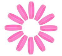 GARIOUANS 60 Pezzi Braccialetti Silicone Tinta Unita Elastici Resistenti per Feste Sport Eventi Uomo Donna Organizzazione Gruppi