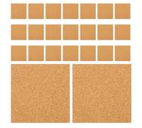 GARIOUANS 60 Pezzi Quadrati in Sughero Autoadesivo Spessore Supporti Protettivi per Tavoli Sottobicchieri e Progetti Te Materiale Morbido per Decorazioni e Artigianato