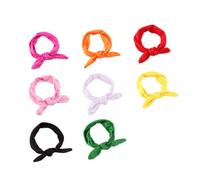 GARIOUANS 8 pezzi Fasce Elastiche per Capelli Bambina in Cotone Fasce per Ragazzo Ragazza Nodi Orecchie di Coniglio Accessori Colorati per Acconciature Infantili