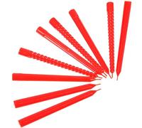 GARIOUANS 9 Pezzi Mini Candele Decorative in Miniatura Rosse Modelli Realistici per Decorazioni Casa delle Bambole Accessori per Micro Paesaggi e Scene Fai da Te