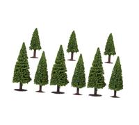 GARIOUANS 9 Pezzi Miniature Simulation Trees Realistic Fake Plants For DIY Micro Landscape Architectural Model Scenery Compact Design For Creative Crafts