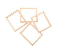GARIOUANS 9 Scale Diy Natural Wood Rustic Frames For Vintage Antique Dollhouse Decoration