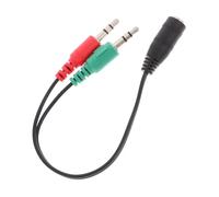GARIOUANS Adattatore Jack Audio Splitter Per Cuffie e Microfono 3,5 Mm Doppio Maschio-femmina, Cavo y Per Ascolto Condiviso e Comunicazione Su Pc e Smartphone