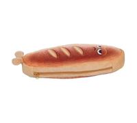 GARIOUANS Astuccio per Matite Kawaii Forma Pane Morbido e Capiente Materiale Confortevole e Facile da Pulire Organizer Multifunzione per Scuola e Lavoro Colore Marrone