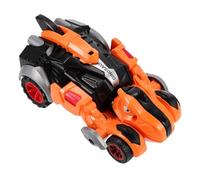 GARIOUANS Auto Giocattolo Trasformabile Arancione per Inerziale Realistico in Plastica e Resistente Verniciatura Dettagliata Anti-scolorimento Regalo Divertente per Ragazzi