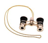 GARIOUANS Binocolo da Esterno Mini per Donna con Catena, Binocolo Piccolo da Concerto e Opera, Telescopio Portatile in Metallo Placcato, Compatto per Teatro, Viaggi e Birdwatching