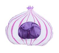 GARIOUANS Cappello Cipolla Peluche Divertente Cappellino Vegetale per Costume Cosplay Halloween Accessorio Foto Party