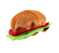 GARIOUANS Cappello da Hamburger Divertente e Comodo in Tessuto Non Tessuto e Lanuggine, Facile da Indossare per Feste e Celebrazioni di Capodanno