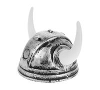 GARIOUANS Casco Vichingo con Corna Decorative in Stile Antico Romano Cappello per Costume Viking Accessorio per Feste e Mascherate Leggero e Confortevole per Cosplay e Performance