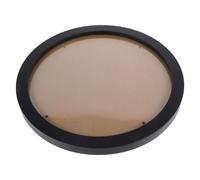 GARIOUANS Cornice Rotonda da 14 Pollici per Ricamo e Foto, Cornice Espositiva Circolare Nera da Parete per Decorazione Casa e Lavori a Punto Croce