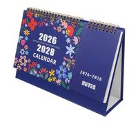 GARIOUANS Desk Calendar English Monthly Planner With Thick Spiral Bound Paper Date Markings For Language Learning For Office Home School Scheduling
