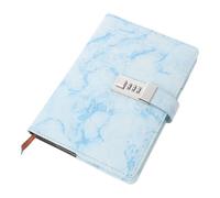 GARIOUANS Diario con Lucchetto Password Notebook Portatile Design Marmo Copertina Rigida per Scrivere Pensieri Segreti Scuola Ufficio Casa