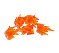 GARIOUANS Effetti Fiamma di Plastica 5 Pezzi per Action Figure Accessori Giocattolo Educativo per con Modelli Effetto Fuoco e Ghiaccio Set Blocchi Costruzione per Sviluppo Manuale e Gioco