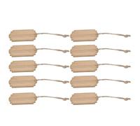 GARIOUANS Etichette Rettangolari in Legno per Piante da Giardino, 10 Pezzi con Corda Resistente, Marcatori Riutilizzabili per Ortaggi e Piante Grasse, per Uso Esterno e Orti