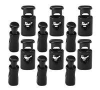 GARIOUANS Fermacorda in Plastica a Molla Foro Singolo, 50 Pezzi Fermacorda per Scarpe, Coulisse, Zaini e Abbigliamento, Chiusure a Cordino Multifunzionali per attività all’Aperto e Uso