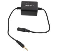 GARIOUANS Filtro Audio Aux per Auto Alimentazione Isolatore Rumore Compatto e Riduce Disturbi e Fruscii per Altoparlanti Auto Installazione Facile per Impianti Audio Veicolari