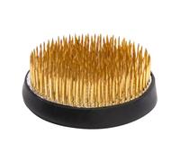 GARIOUANS Floral Arranging Needle Holder with Non Slip Rubber Base Round Ikebana Tool for Secure Flower Art Design And Elegant Home Decoration