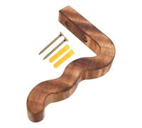 GARIOUANS Gancio da Parete in Legno per Piante con Design Onde Supporto Robusto per Fioriere Appendi Piante da Esterno per Giardino e Patio