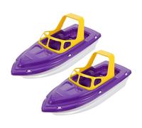 GARIOUANS Giocattoli da Bagno a Forma di Barca 2 Pezzi per 1-7 Anni, Set Barche Giocattolo Leggero e Sicuro per Vasca, Piscina e Spiaggia, Stimola Creatività e Divertimento Prescolare