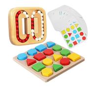 GARIOUANS Giochi Cognitivi Geometrici con Labirinto e Perline Rotanti per Stimolare Intelligenza e Memoria Adulti Anziani