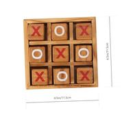 GARIOUANS Gioco da Tavolo in Legno Tris per Famiglie Gioco Intelligente Strategia e Svago per Ragazzi e Ragazze Regalo Educativo per Anni Scolastici