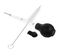 GARIOUANS Iniettore per Spezie in Inossidabile Utensile per Iniezione Carne Bbq Ergonomico Facile da Adatto Pollo e Anatra