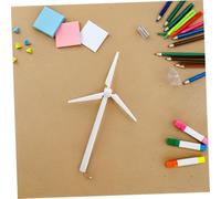GARIOUANS Kit Generatore Eolico Solare DIY per Modellino Educativo Interattivo per Facile da Montare per Esperimenti Interni Ed Esterni Accessorio per Pannelli