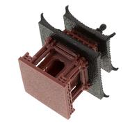 GARIOUANS Mini Pagoda Statuetta in Miniatura Padiglione Feng Shui per Bonsai e Terrari Scultura Decorativa Micro Paesaggio