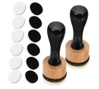 GARIOUANS Mini Tamponi Spugna Rotondi per Miscelazione Distress Ink Pads Strumento Portatile e Riutilizzabile per Creazione Biglietti e Disegni