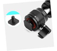 GARIOUANS Mini Tripod Ball Head Rotante per Treppiede Fotocamera Accessorio e Portatile per Fill Light e Microfono Clip Adattatore per Telefono e Treppiede Viaggio