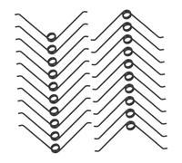 GARIOUANS Molle a v per Forbici da Potatura a Molla, Molle di Ricambio per Potatori di Alberi e Cesoie da Giardino, Acciaio Inox, Set da 25 Pezzi per Manutenzione Attrezzi da Giardino