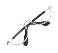 GARIOUANS Occhiali Mini per Bambole Metallo Accessori Fai da Te per Cosplay e Festa Compatibili con Giocattoli e Animali di Peluche Eleganti Occhiali Trasparenti per Collezionisti e