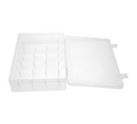 GARIOUANS Organizzatore di Fili da Cucito Grande in Plastica Trasparente Coperchio Antipolvere, Contenitore Multi-Rocchetto Compatto per Accessori Cucito, Porta Filo per Uso Domestico