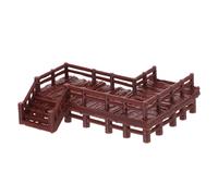 GARIOUANS Ornamento Ponte Miniatura in Plastica per Decorazione Paesaggio Zen, Accessorio Giardino Bonsai e Acquario, Design Architettura Cinese Vintage Dettagli Culturali