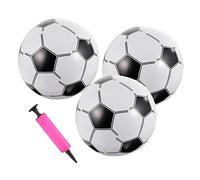 GARIOUANS Palloni Gonfiabili per Pompa Manuale Giochi Estivi per Spiaggia e Piscina Palloni Sportivi da Calcio Leggeri e Galleggianti per Attività Allaperto e Al
