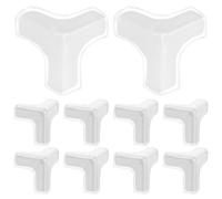 GARIOUANS Protezioni Angolari in Silicone Trasparente 10 Pezzi, Paraspigoli Autoadesivi per Mobili, Copertura Protettiva per Angoli di Tavoli, Divani e Piani di Lavoro, Sicurezza