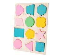 GARIOUANS Puzzle in Legno Educativi per Anni Montessori Apprendimento e Colori Giocattolo Cognitivo e per Sviluppo Concentrazione e Relazione Genitore