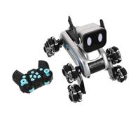 GARIOUANS Robot Cane Interattivo Programmabile con Telecomando e Controllo Gesture Giocattolo Elettrico Ruote per Trasformabile e Resistente per Interni ed Esterni