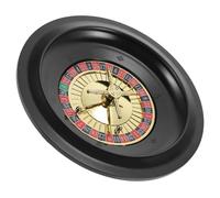 GARIOUANS Ruota Poker Russa da Tavolo Rotante per Giochi Design e Portatile Roulette Party Bar Poker Wheel
