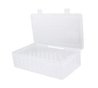 GARIOUANS Scatola Scomparti Trasparente per Filo da Cucito e Ricamo Organizer capacità Antigroviglio Contenitore Cucito con Chiusura Stagna per Spools e Accessori