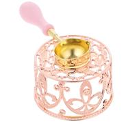 GARIOUANS Sciogliere Ceralacca con Fornello Cucchiaio Rosa Portatile e Compatto per Sigilli Decorativi per Regali e Feste come Compleanni e