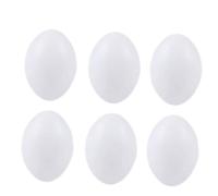 GARIOUANS Set 10 Uova Finte per Piccione Viaggiatore in Materiale Sicuro, Superficie Liscia e Realistica, Decorazione Creativa per Casa e Negozio, Repliche Identiche per Aumentare