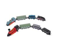 GARIOUANS Set 2 Pezzi Giocattoli Del Treno a Vapore Retrò in Lega Per Ragazzo Ragazza, Trenino Giocattolo a Molla Colorato Superfici Lisce, Per Gioco Educativo e Lo Sviluppo Sensoriale