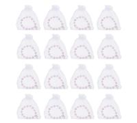 GARIOUANS Set 20 Braccialetti Rosari Cattolici con Croce Argento e Sacchetti di Organza 10x12 Cm per Bomboniere Battesimo Comunione Cresima Regali Religiosi Donne