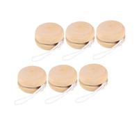 GARIOUANS Set 6 Palline Yo-yo in Legno Non Finite Per Ragazzo Ragazza, Giocattoli Cognitivi in Legno Da Dipingere Fai Da Te, Design Graffiti Creativi Per Divertimento Di Gruppo e Sviluppo Manuale